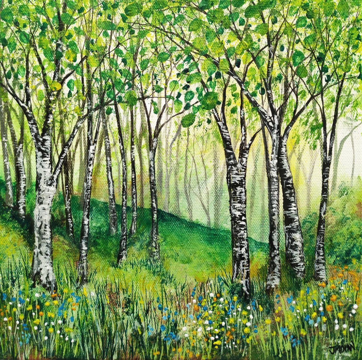 Birch Wood by Jenny Moran