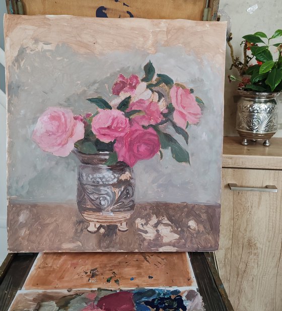 Roses, geraniums and gardenias