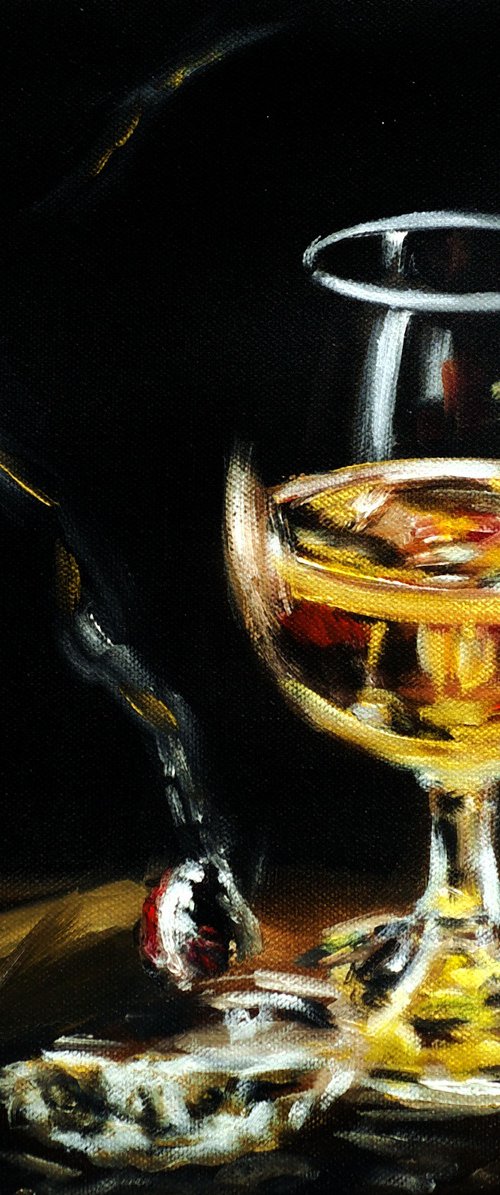 A Gentleman's Toast by Ruslana Levandovska
