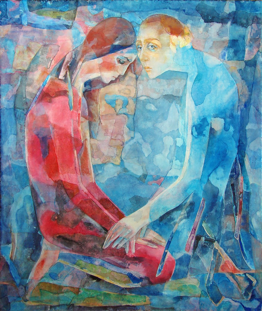 Tired angel by Victoria Alferonok