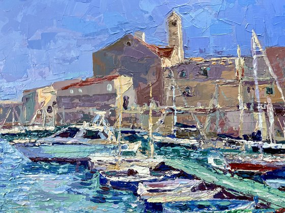 Boats of Giovinazzo, Italy