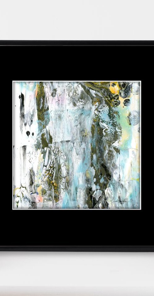 Abstract Dreams 63 - Mixed Media Abstract Painting in mat by Kathy Morton Stanion by Kathy Morton Stanion