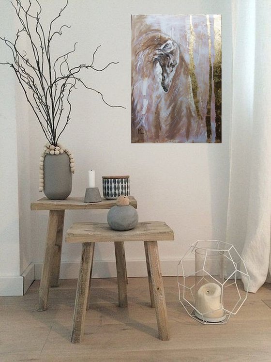 " MR. WHITE " BORZOI DOG