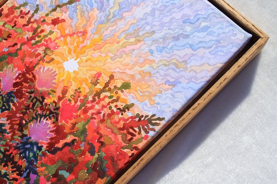 Pink Thistle Blossom