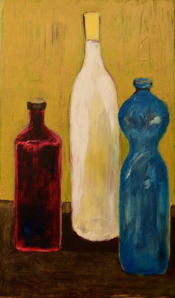 Three bottles