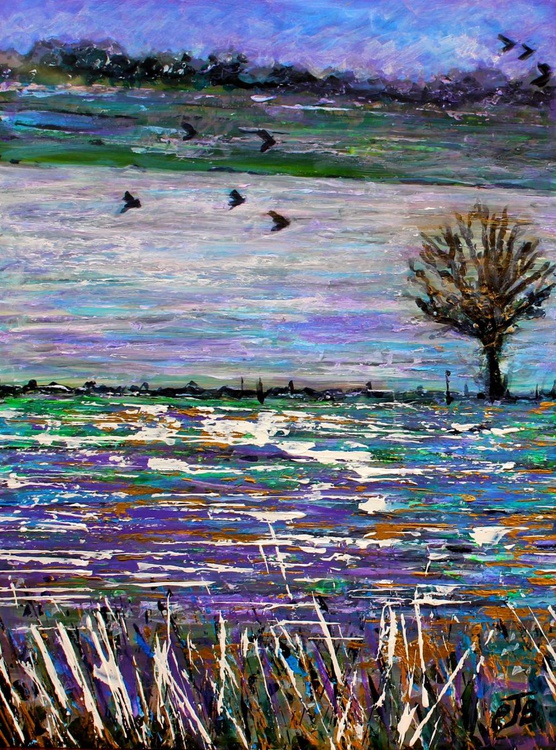 Pitt Winter I Acrylic Painting By Paul J Best Artfinder