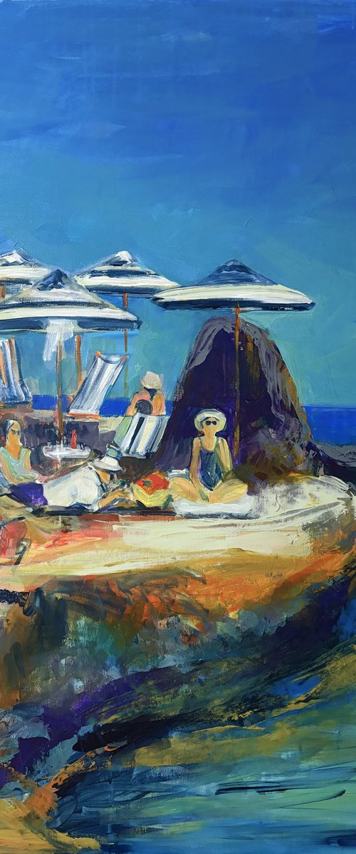 Sunlit Retreat by the Sea by Olga Pascari