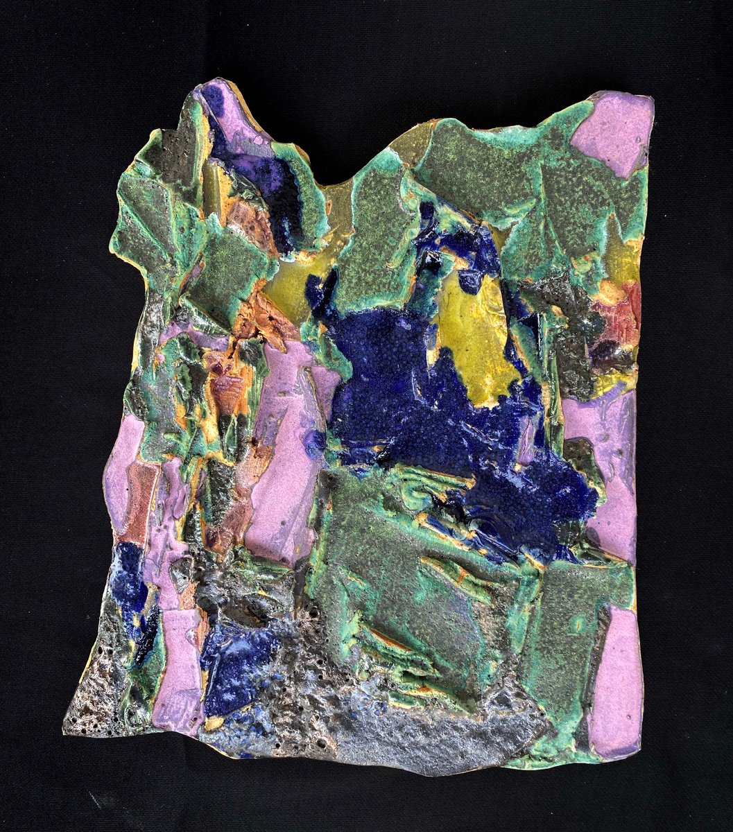 Organic Abstract Clay Sculpture By Abhishek Kumar, 11 X 9, Mystery Of God, Original Artwork