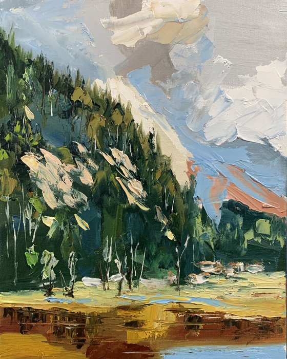 Forest. Mountain