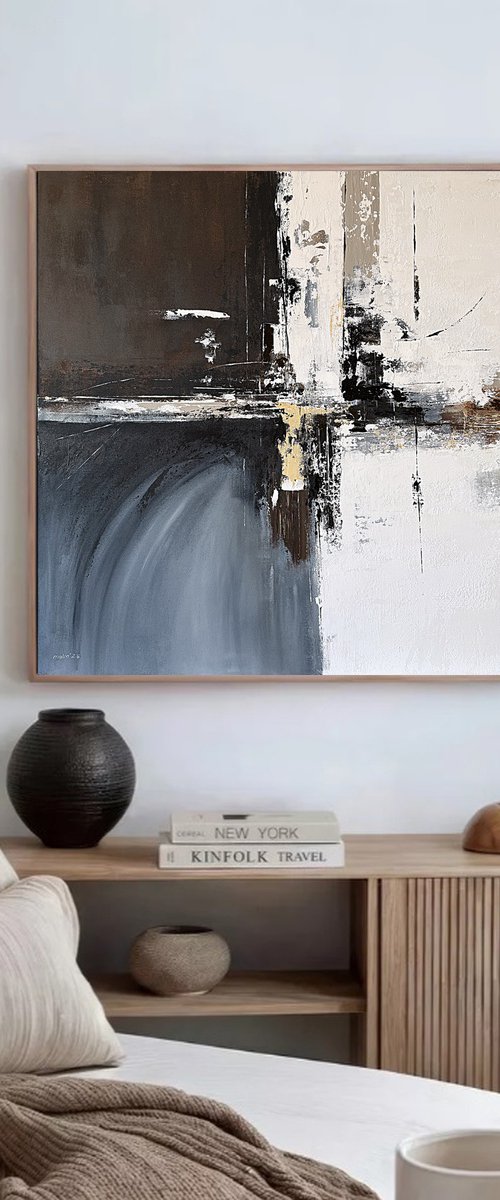 Inner Framework. blue grey by Tatiana Malinovscaia