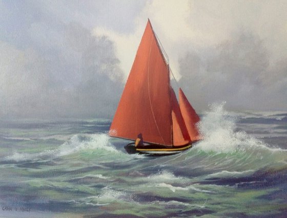 galway hooker sailing