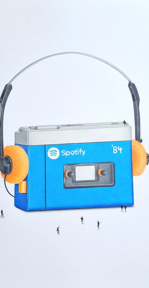 Walkman: Spotify Circa 1984 by Daniel Shipton