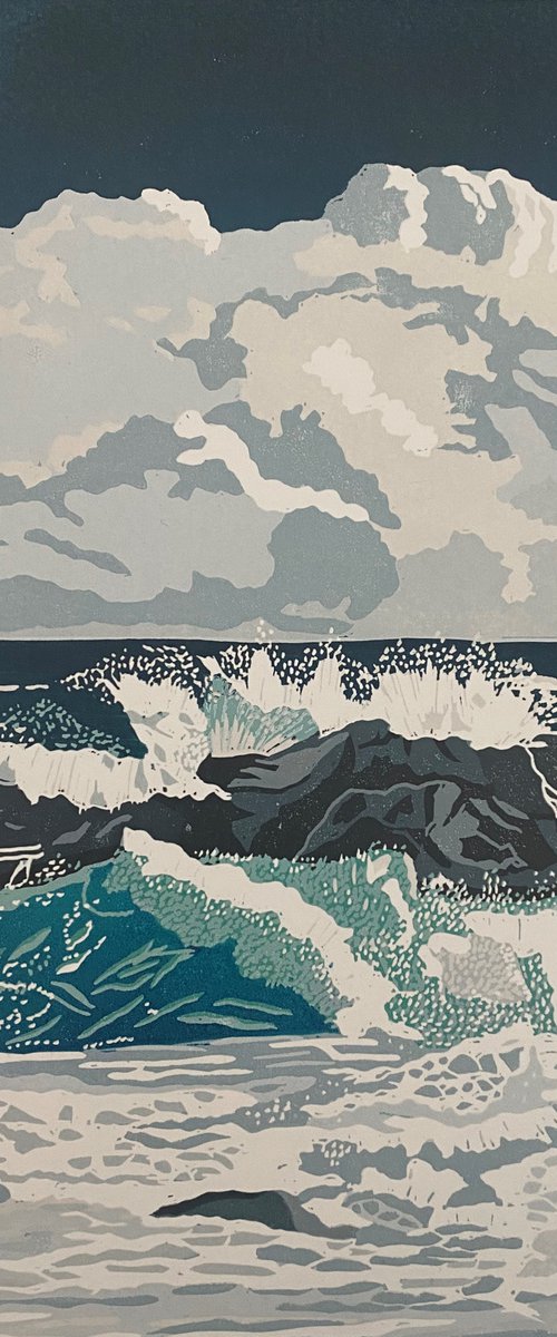 Stormy Waves by Joanne Spencer