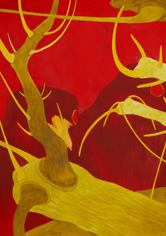 Diptych Trees portraits 5 and 6
