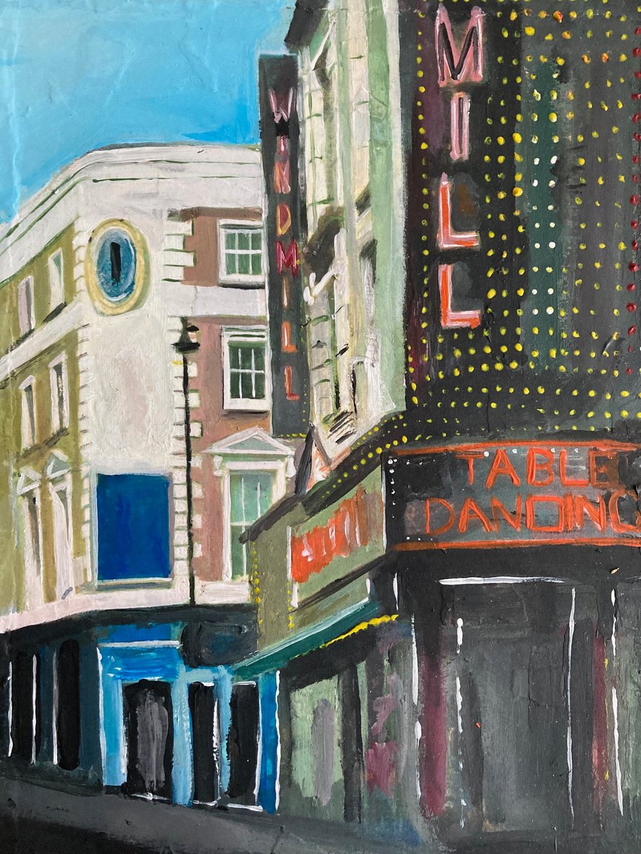 Entrance To Soho, Sunday Morning by Andrew Reid Wildman