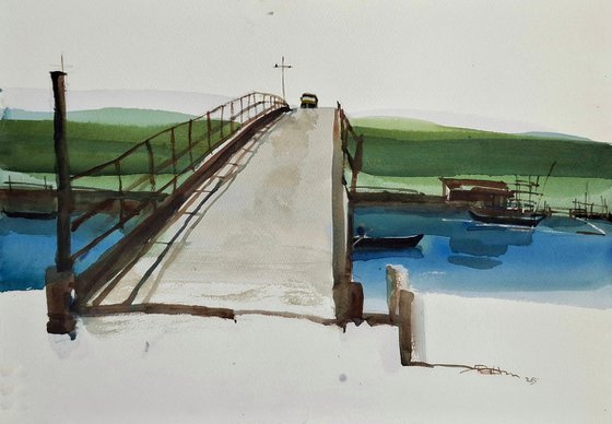 Bridge over the backwaters