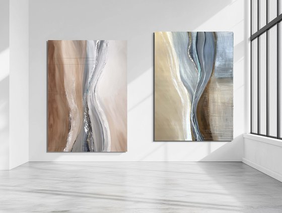 Diptych Flowing Continuum