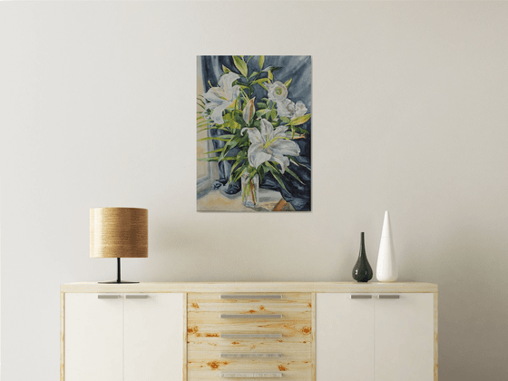 WHITE LILIES #7