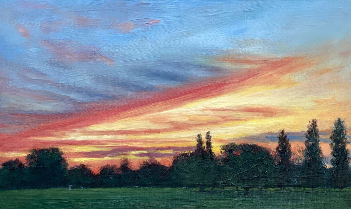 Sunset in Mill Hill Park (1) by Diana Sandetskaya