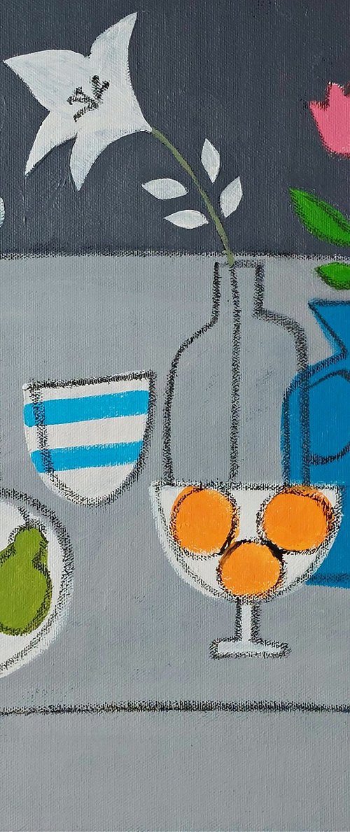 Oranges & Pears III by Jan Rippingham
