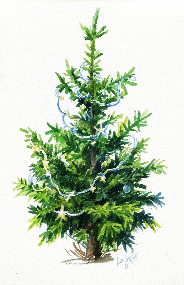 Christmas tree by SVITLANA LAGUTINA