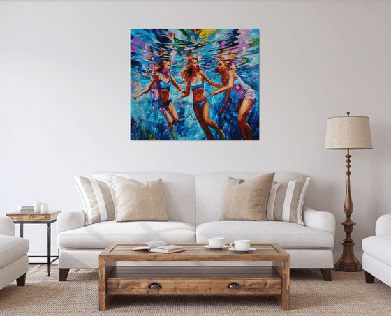 Floating silhouettes