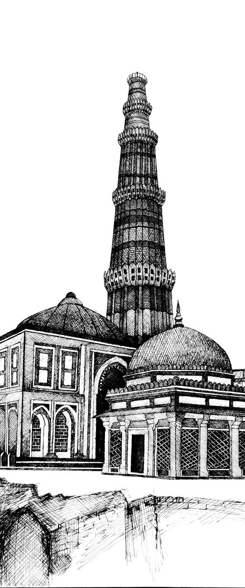 Qutab minar 2 by Syed Akheel
