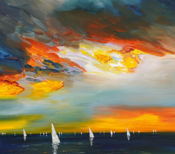 Seaside Sailing Impression A 2