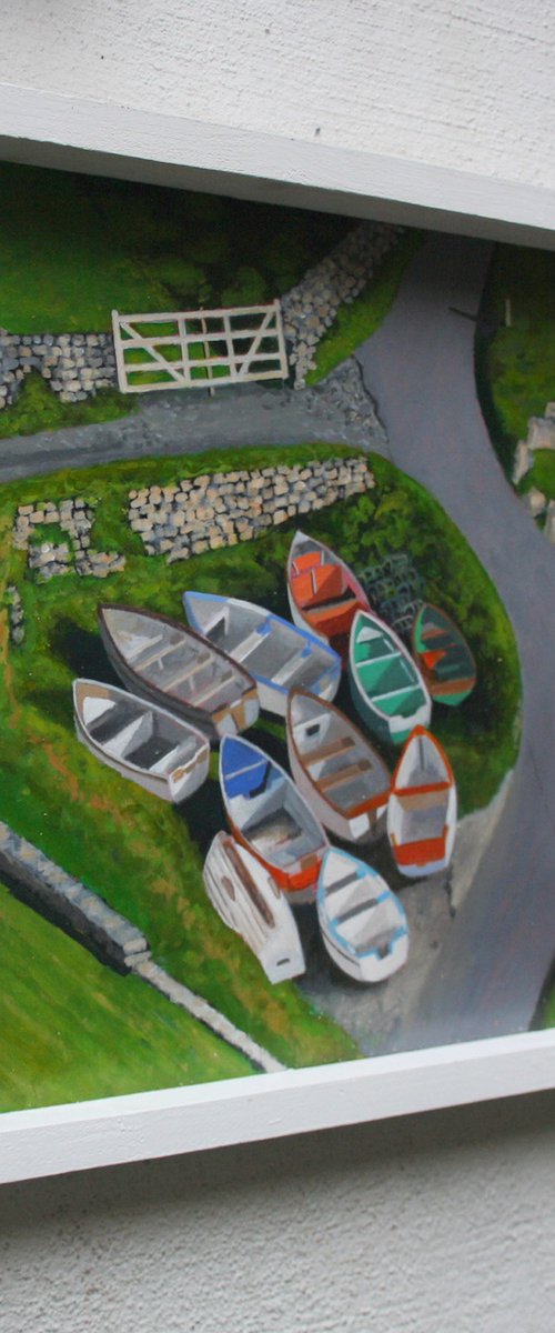 Nest of boats, Priest's Cove by Tim Treagust
