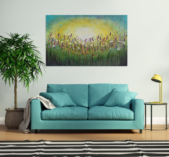 Wildflower Dance XL Large Painting