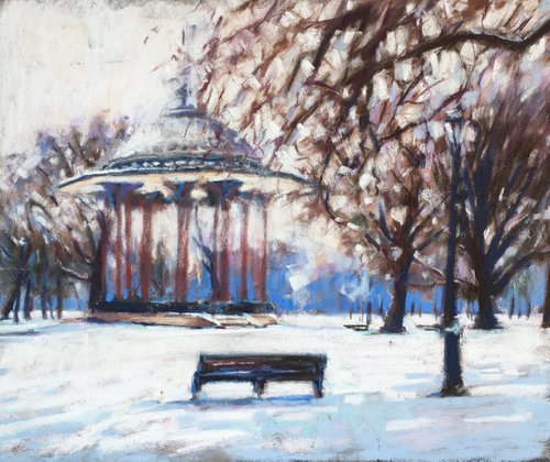 Winter on Clapham Common by Louise Gillard