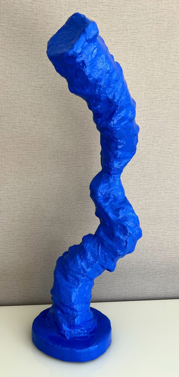 Abstract Sculpture By Zakhar Shevchuk, 10 X 33", Splash - 1, Original Artwork