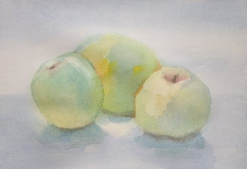 Green Apples by Roman Sergienko