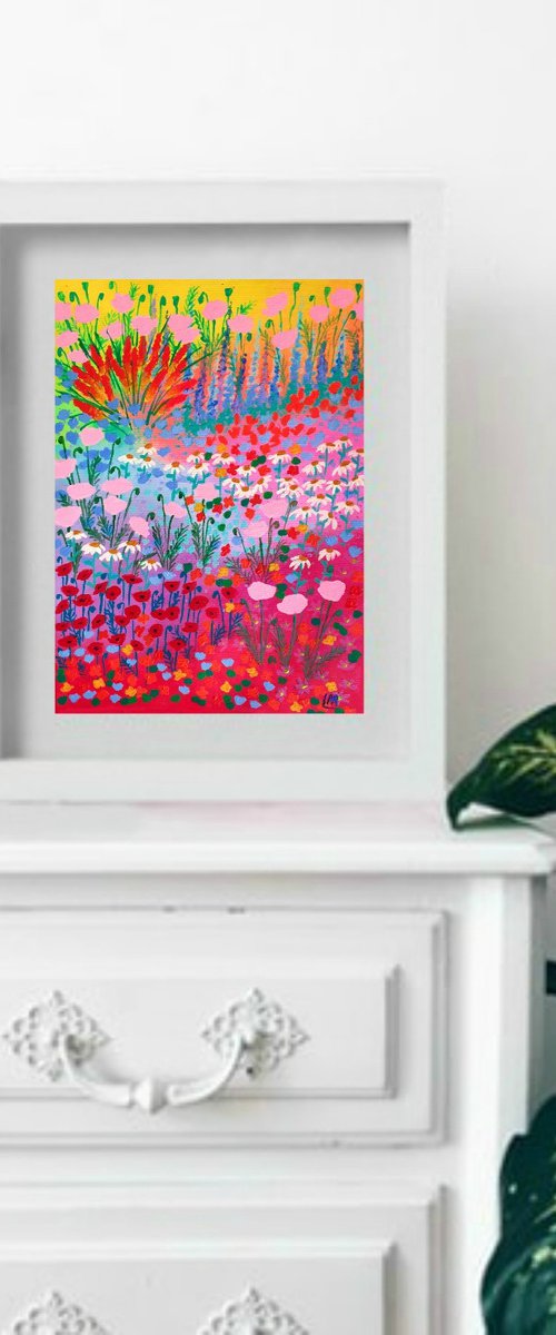 Rainbow Garden by Lisa Mann