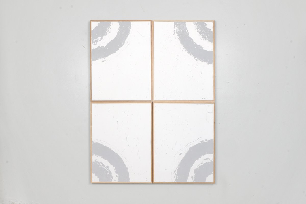 Organic Abstract Painting By Johan Soderstrom, 50 X 66, #346-49 Small Circle Pace, Original Artwork