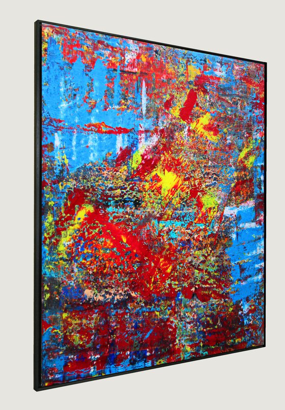 COLOURS  OVERFLOW,  XL,  framed