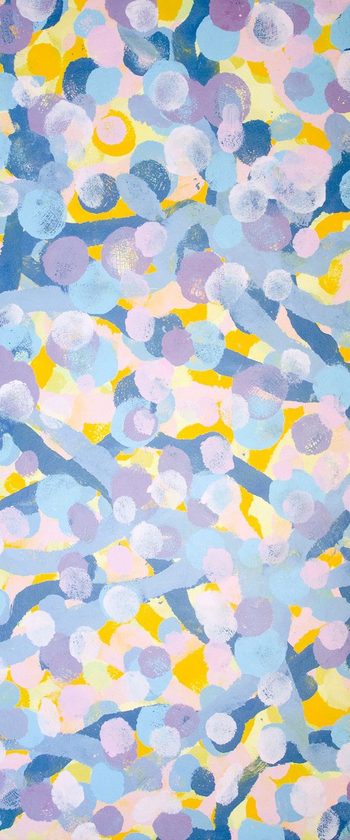 Spotty Pop Painting - 110 x 80 cm 05 by jérôme hémain