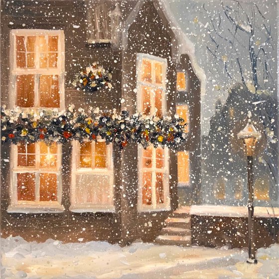 Christmas Eve, Dutch houses