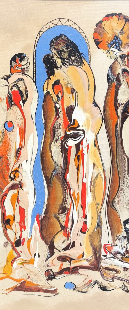 Figures in Arches by Harutyun Aghajanyan