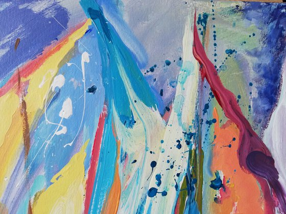 Abstract Sailing Joy
