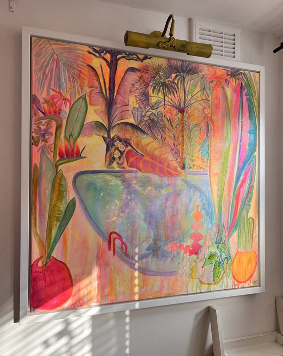 ‘Iridescent Skies = Languid Poolside’