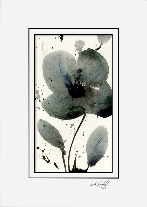 Petite Impressions 20 - Flower Painting by Kathy Morton Stanion