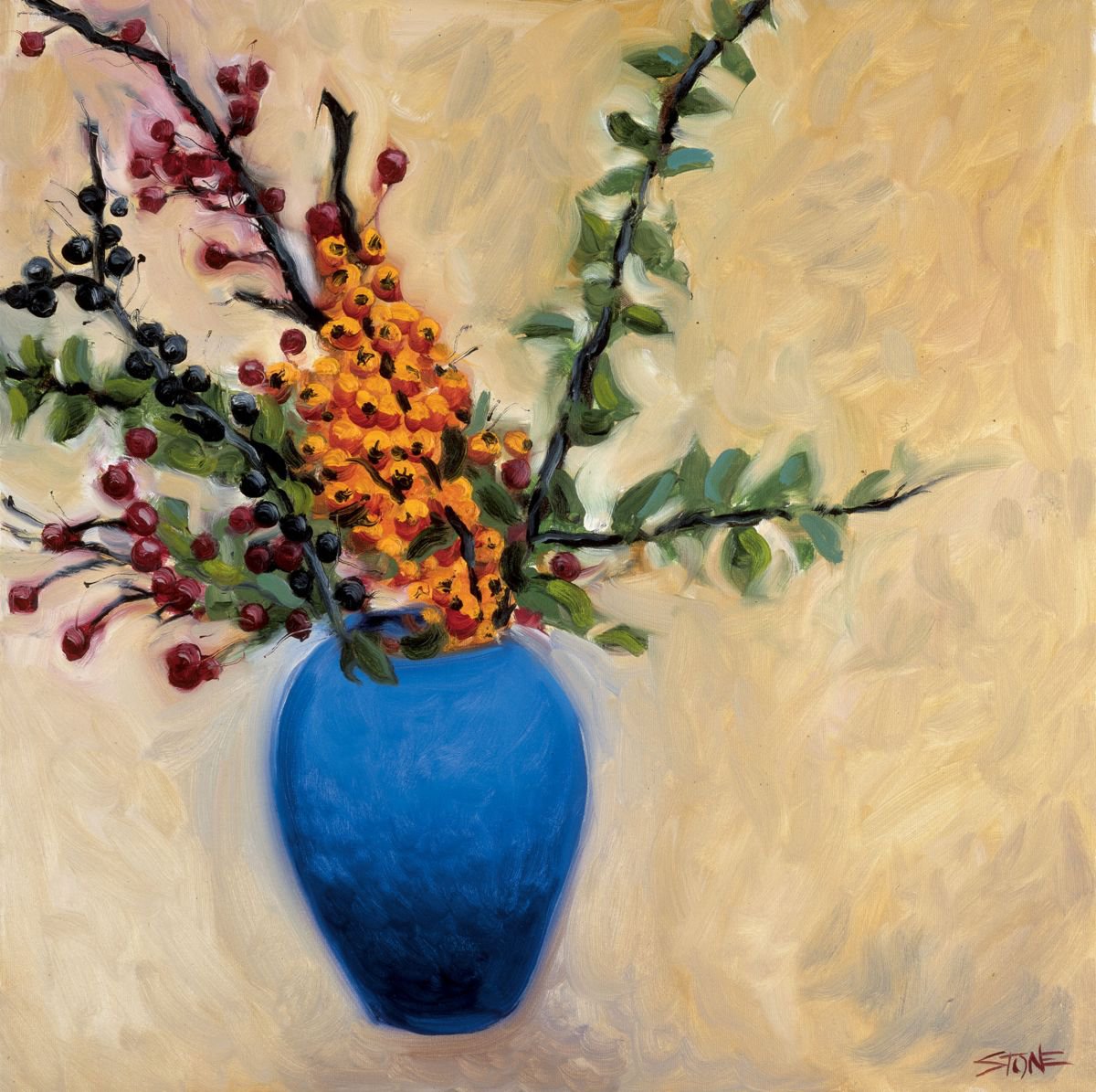 Blue Vase by Bill Stone