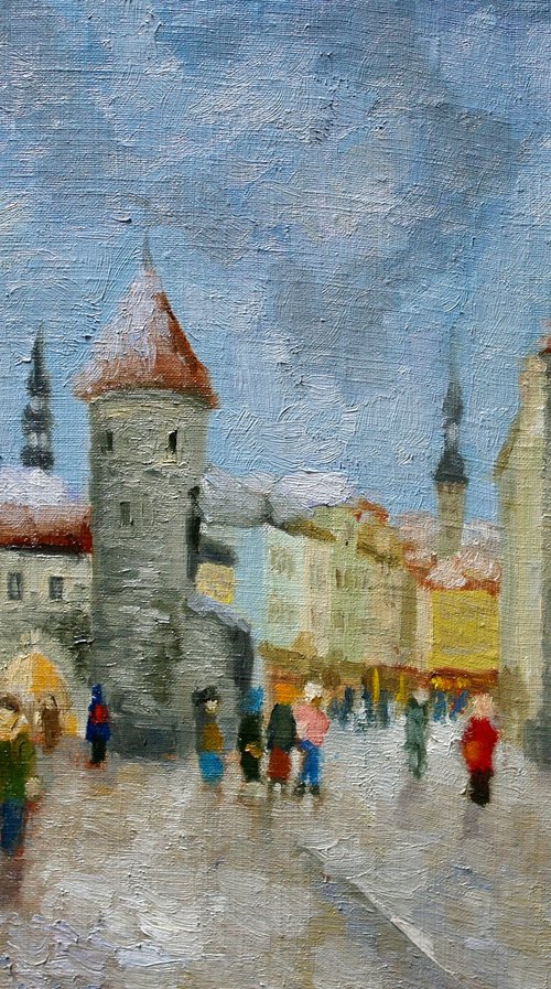 Old Tallinn, Viru Street by Juri Semjonov