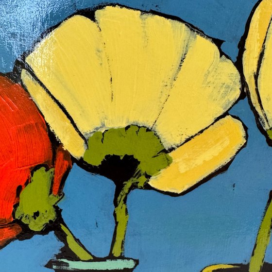 "Flowers in Vase" Original Painting