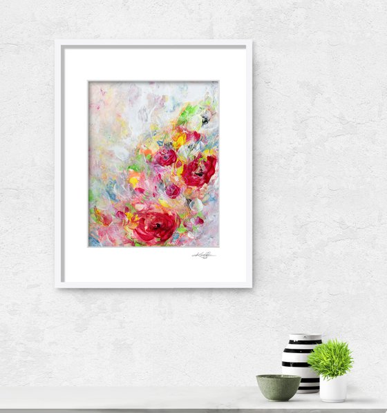 Floral Bliss 8 - Flower Painting by Kathy Morton Stanion