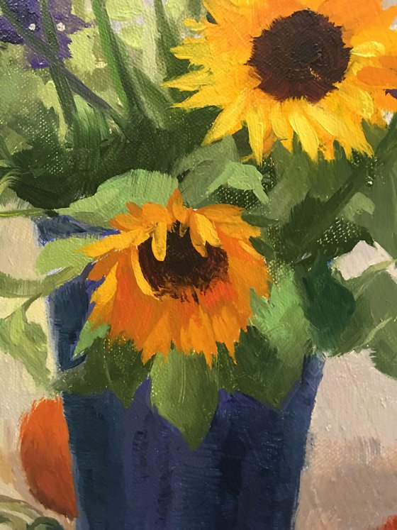 Still Life with Sunflowers