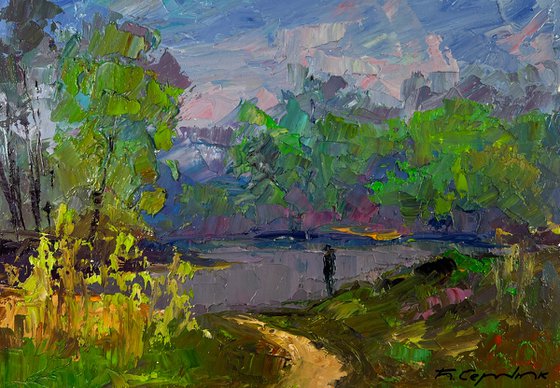 Morning Walk along the River