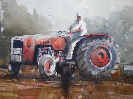 the tractor 6