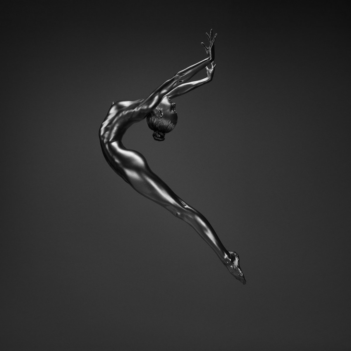 Portrait Photograph By Yevgeniy Repiashenko, 49 X 49", No22 Spirit Series, Original Artwork